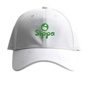 Sippa embroidered cap in green
