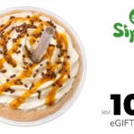 When you really want to treat someone, you send them RM100 worth of Sippa. Featuring our drool-worthy cream-topped frappé. Big love, instant delivery.