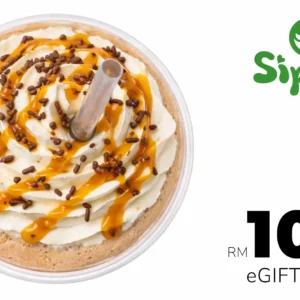 When you really want to treat someone, you send them RM100 worth of Sippa. Featuring our drool-worthy cream-topped frappé. Big love, instant delivery.