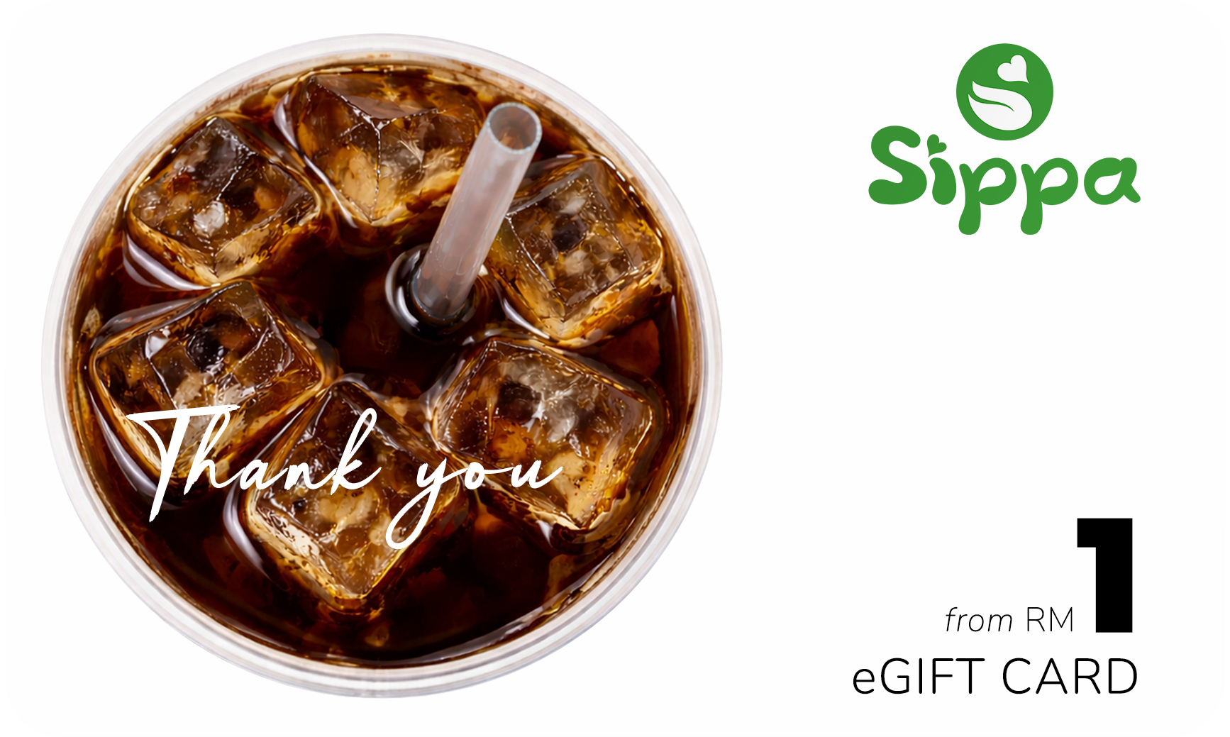 Words are great, but coffee says it better. Send our Thank You eGift card with a refreshing iced Americano vibe — because they totally deserve it.